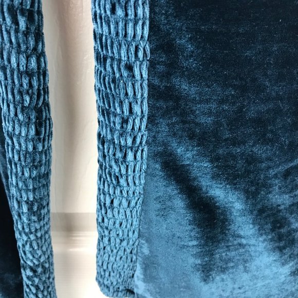 NWT Rebecca Taylor Velvet Smocked Top Silk Size 0 - Picture 2 of 5